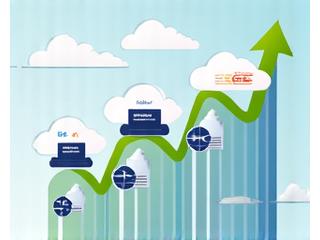 クラウド移行と最適化のイラスト